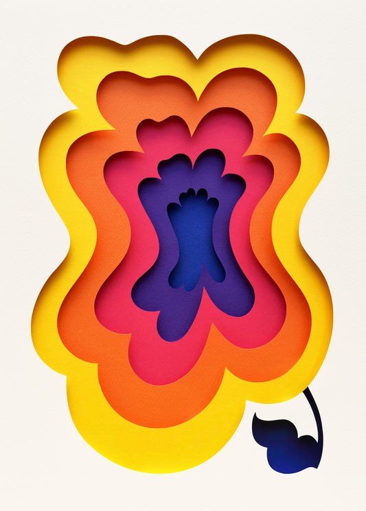 'Big Bloomers I' Greeting Card