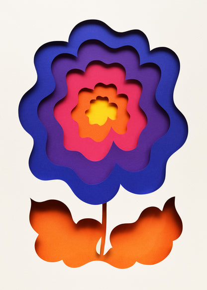 'Big Bloomers II' Greeting Card