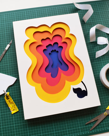 'Big Bloomers I' Greeting Card